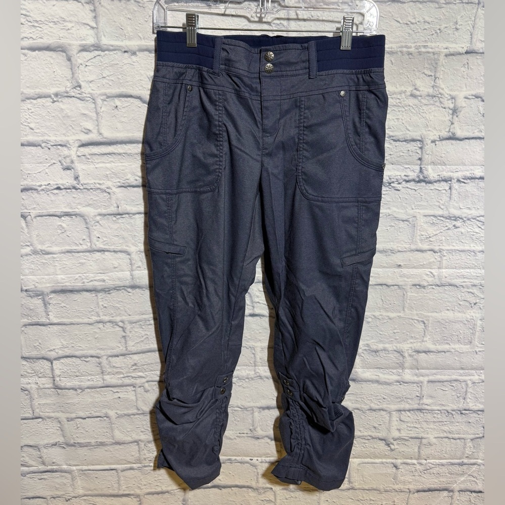 Athleta Shasta Convertible Hiking Pants, Dark Blue, Size 6